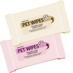 Antibacterial Pet Dog Paw Wet Wipes Factory