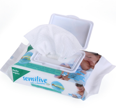 Alcohol Free Non-woven Unscented Baby Wet Wipes for Sensitive Skin